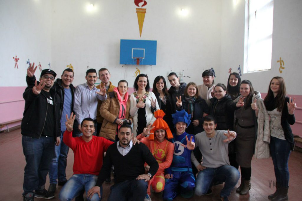 Volunteers - students of VNMU - Faculty of Foreign Citizens Training